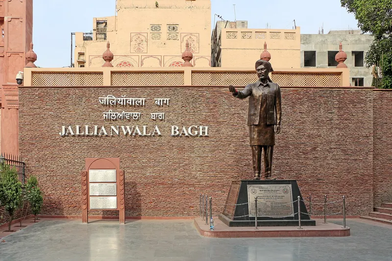 The memorial gardens at Jallianwala Bagh in Amritsar
