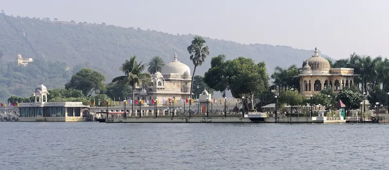 The Jag Mandir island palace on Lake Pichola in Udaipur