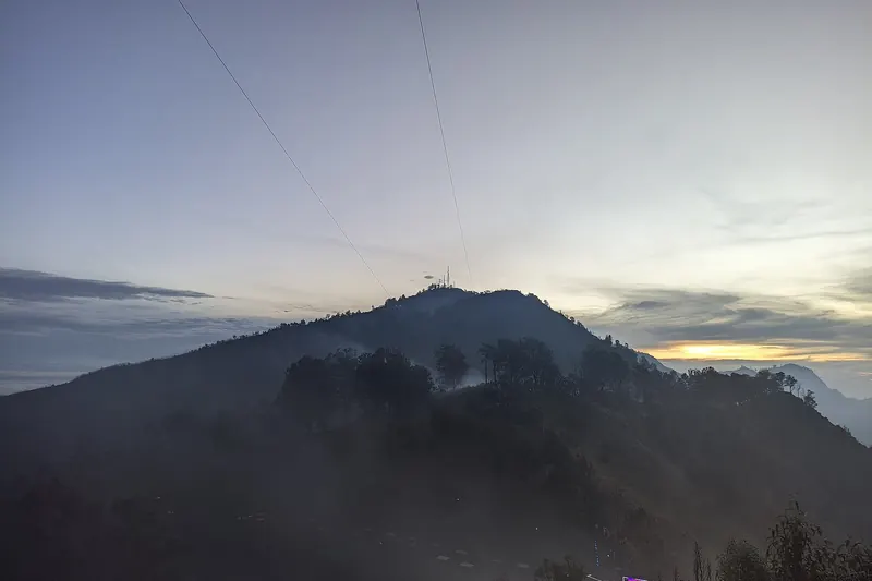 Sunrise over the Bromo caldera seen from Mount Penanjakan