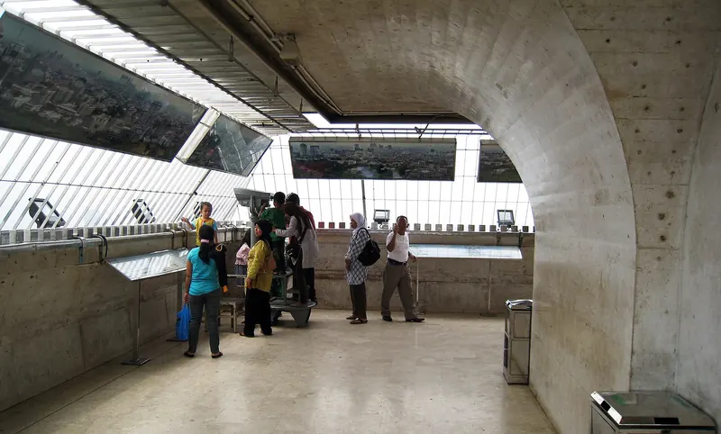 The observation platform atop Monas, Jakarta's National Monument