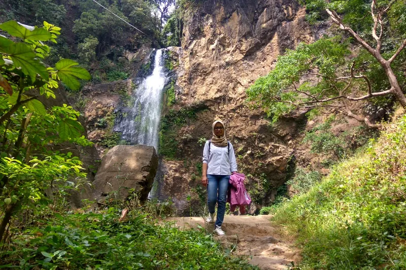 Tiu Kelep waterfall in the hills of northern Lombok