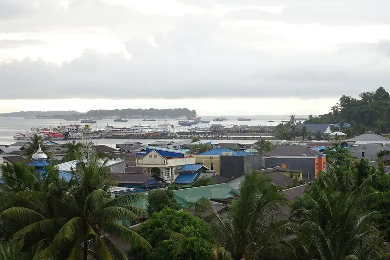 The town of Sorong, gateway to Raja Ampat
