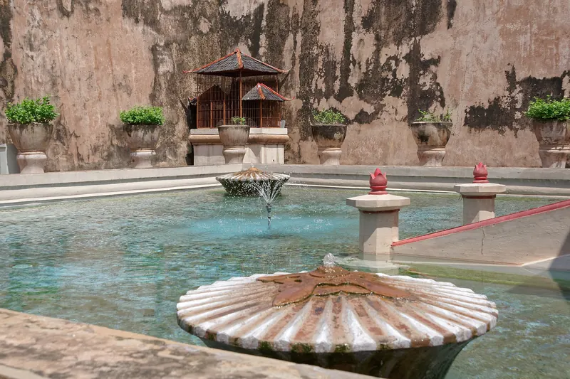 The bathing pools of Taman Sari Water Castle in Yogyakarta