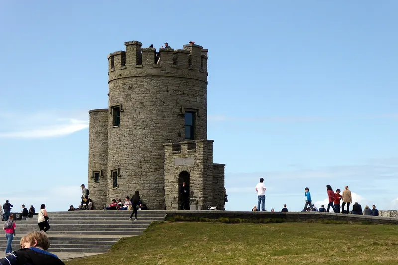 O'Brien's Tower at the highest point of the Cliffs of Moher