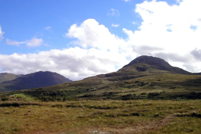 The open bogland and mountains of Connemara National Park