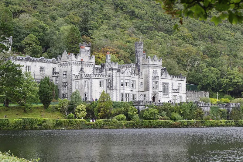 The Victorian walled garden at Kylemore Abbey