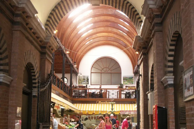 The covered Victorian English Market in Cork