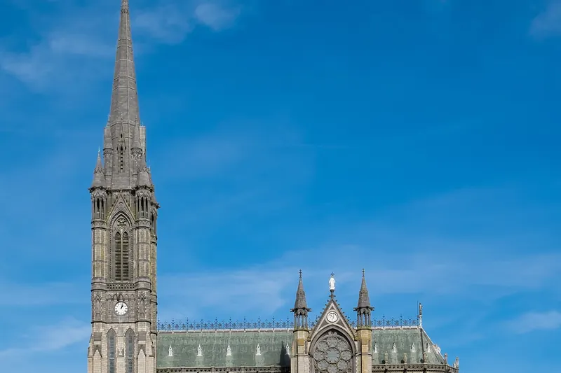 St Colman's Cathedral overlooking the town of Cobh