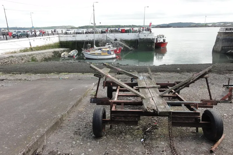 The colourful harbourfront houses of Cobh