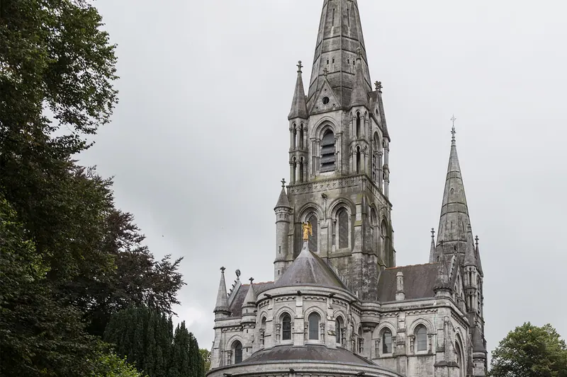 St Fin Barre's Cathedral rising above the city of Cork