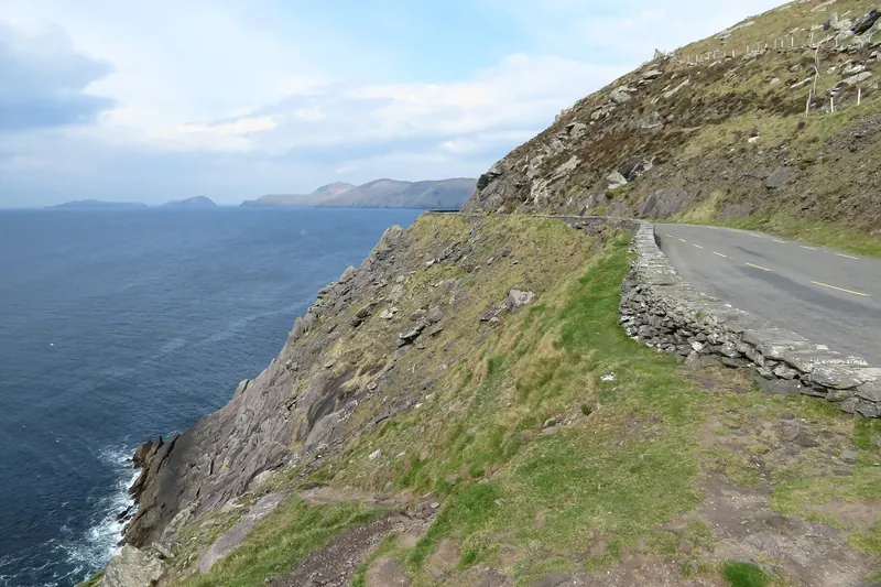 The coastal road of the Slea Head Drive on the Dingle Peninsula