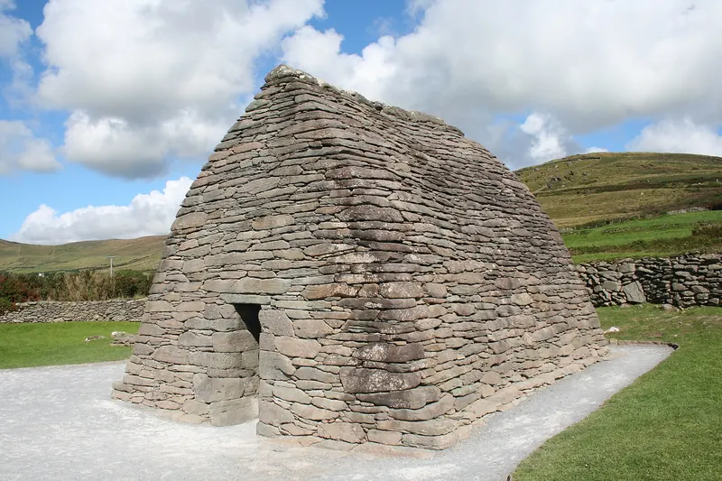 Gallarus Oratory, an early Christian stone church on the Dingle Peninsula