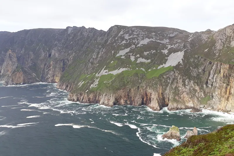 The Slieve League sea cliffs in County Donegal
