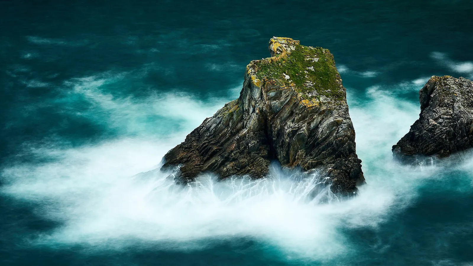 The sea cliffs of Slieve League in County Donegal