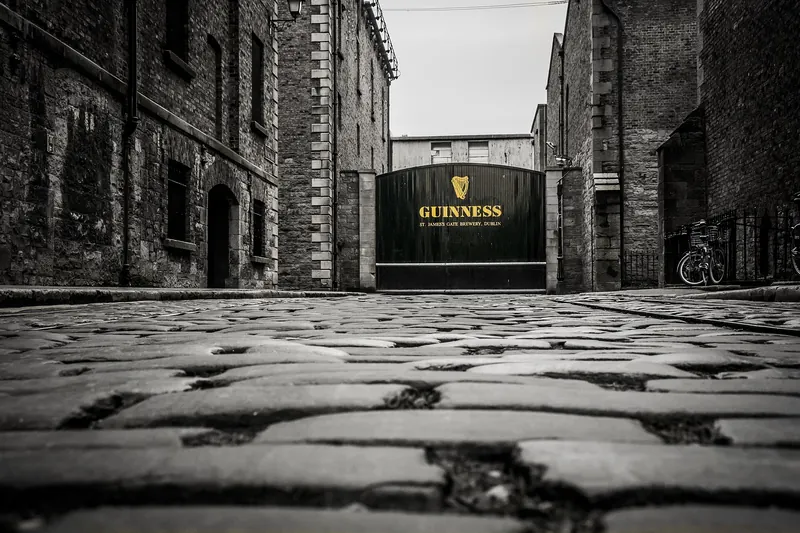 The Guinness Storehouse building in Dublin