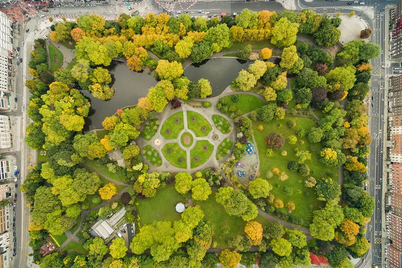 St Stephen's Green, a Victorian park in central Dublin