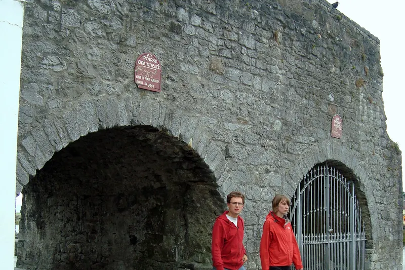The Spanish Arch on the banks of the River Corrib in Galway