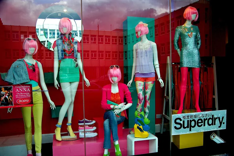 Colourful shopfronts in Galway's Latin Quarter