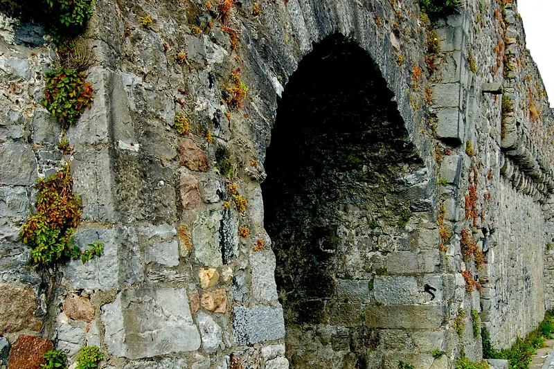 The Spanish Arch leading toward the Claddagh area of Galway