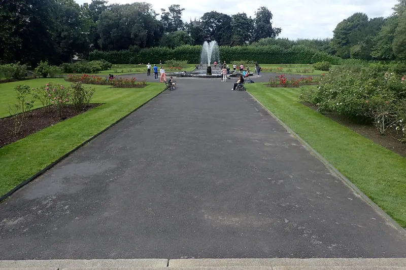 The Rose Garden at Kilkenny Castle