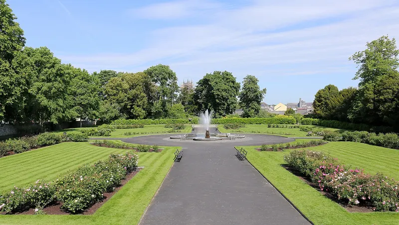 The gardens surrounding Kilkenny Castle