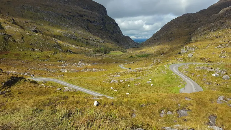 The glacial mountain pass of the Gap of Dunloe