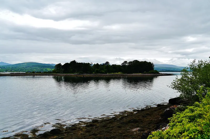 A scenic stretch of the Ring of Kerry coastal road