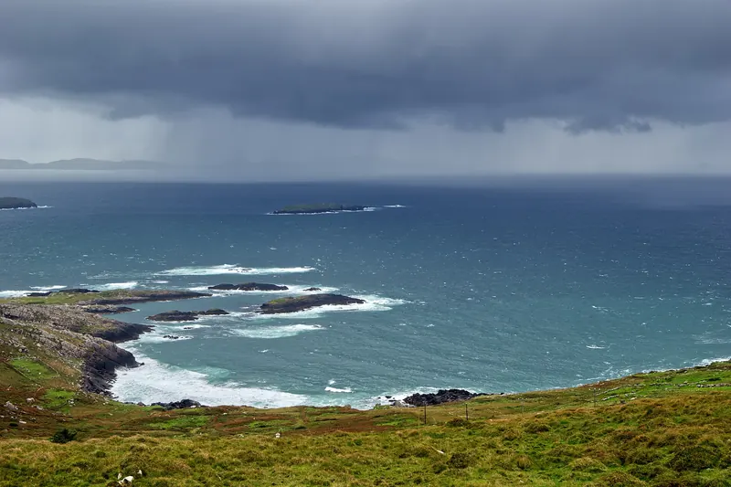 A scenic viewpoint along the Ring of Kerry coastal route