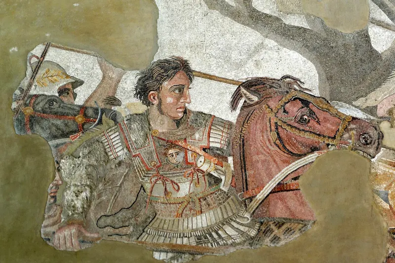 The Alexander Mosaic from the House of the Faun in Pompeii, now in the National Archaeological Museum