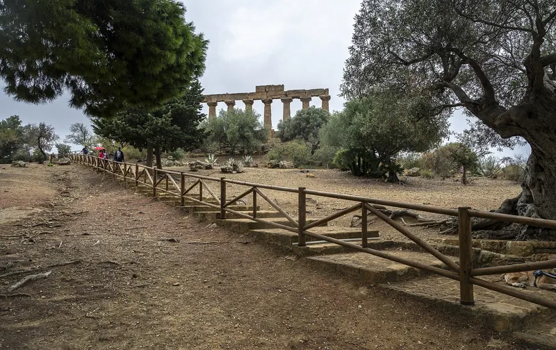 The Temple of Hera on its ridge in the Valley of the Temples