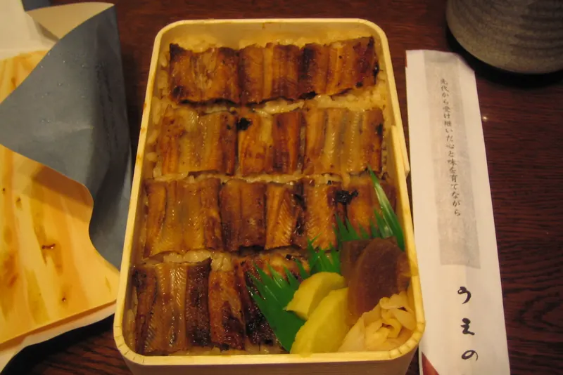 Anagomeshi, grilled conger eel served over rice