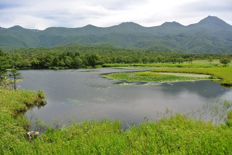 The Shiretoko Five Lakes within Shiretoko National Park