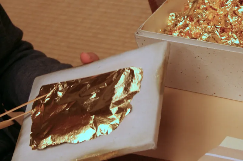 A gold-leaf workshop in Kanazawa