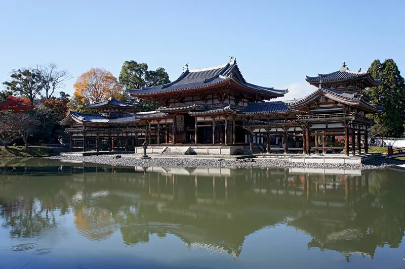 The Phoenix Hall of Byodo-in temple in Uji