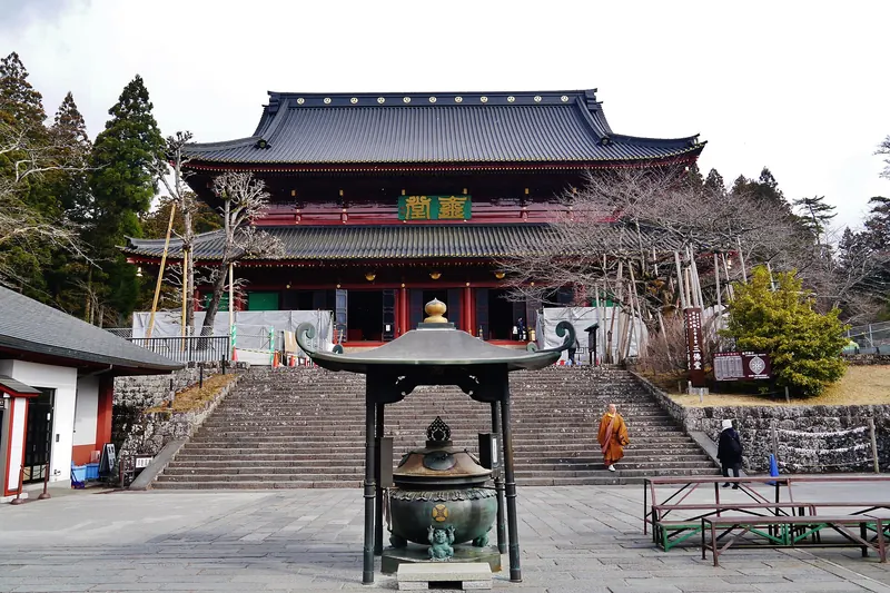 Rinno-ji Temple's main hall in Nikko