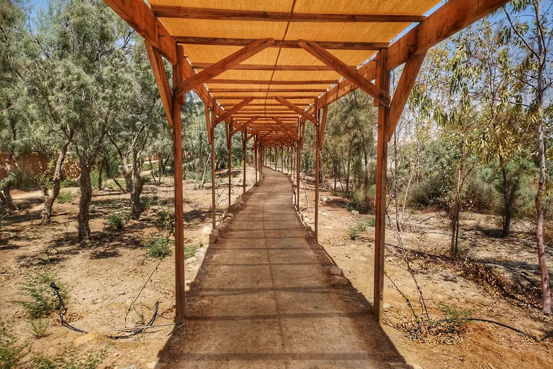 The path leading to the Baptism Site at Bethany beyond the Jordan