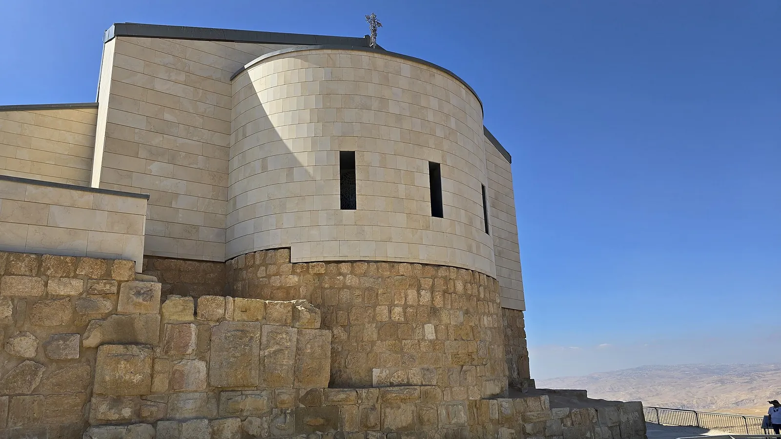 The Franciscan memorial of Moses on the summit of Mount Nebo