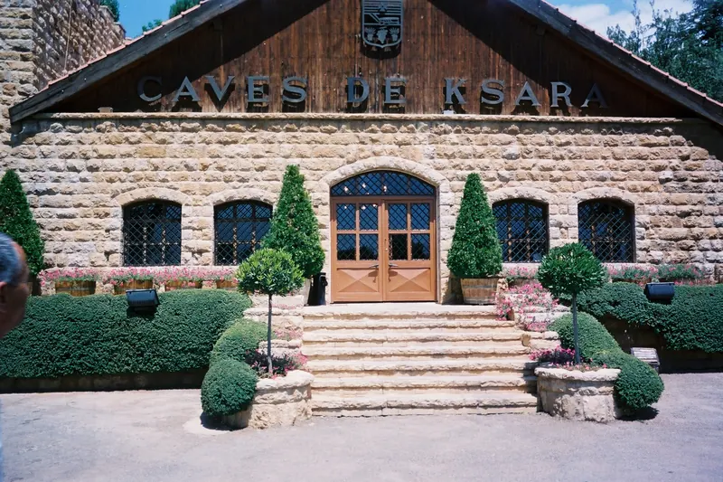 The Château Ksara winery headquarters in the Bekaa Valley