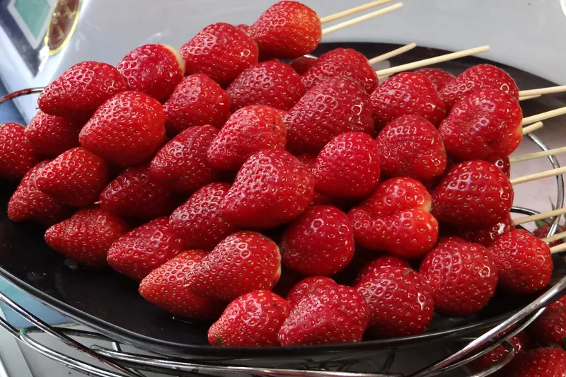 A strawberry farm in the Cameron Highlands