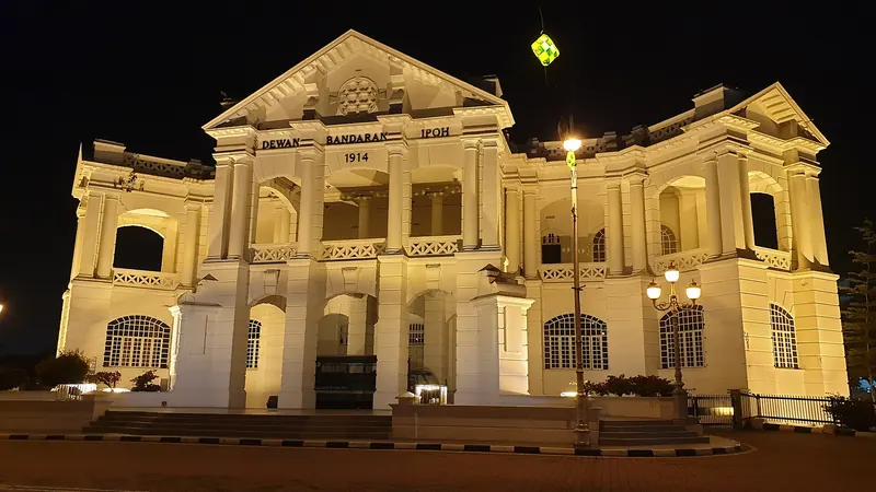 The old town hall in Ipoh