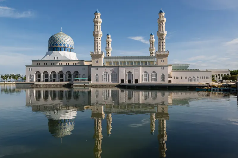 The Sabah State Mosque in Kota Kinabalu