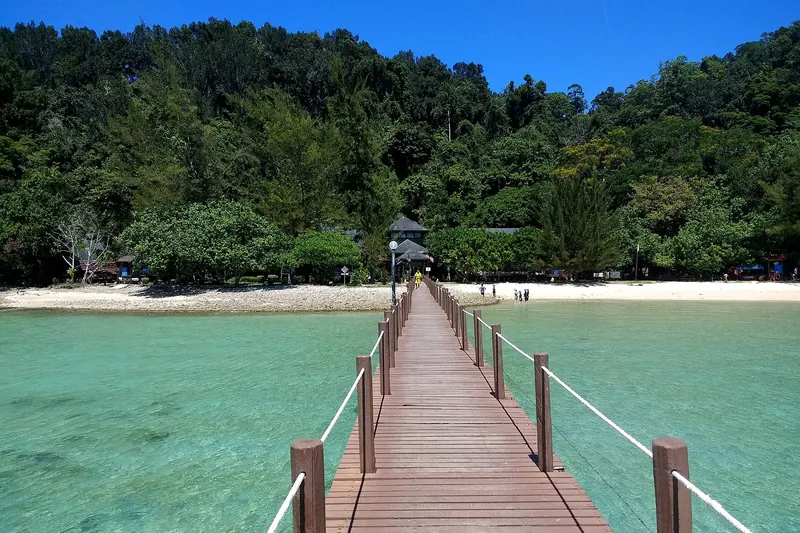 An island in Tunku Abdul Rahman Park