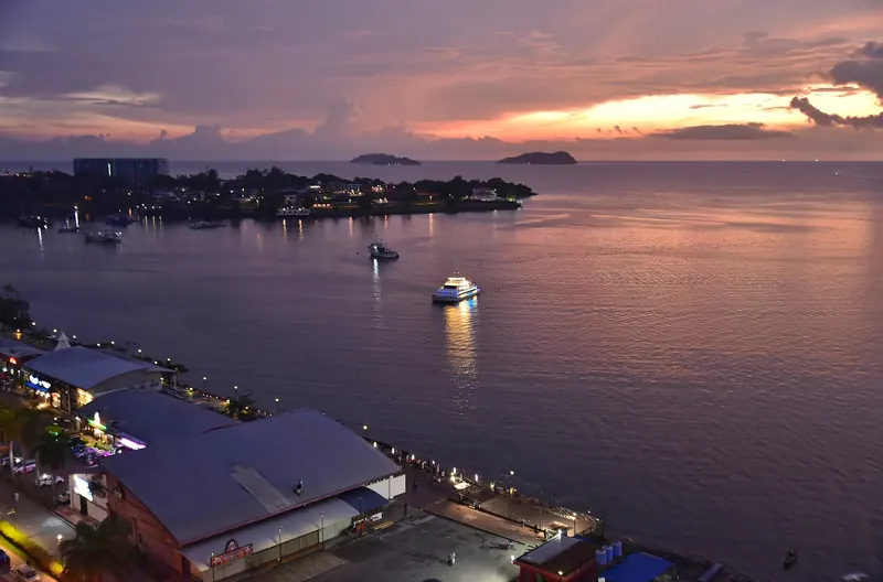 The waterfront in Kota Kinabalu, Sabah