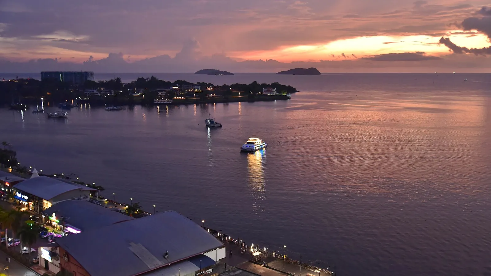 The waterfront in Kota Kinabalu, Sabah