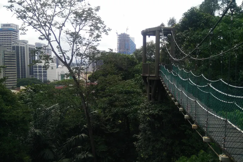 KL Forest Eco Park at the base of KL Tower