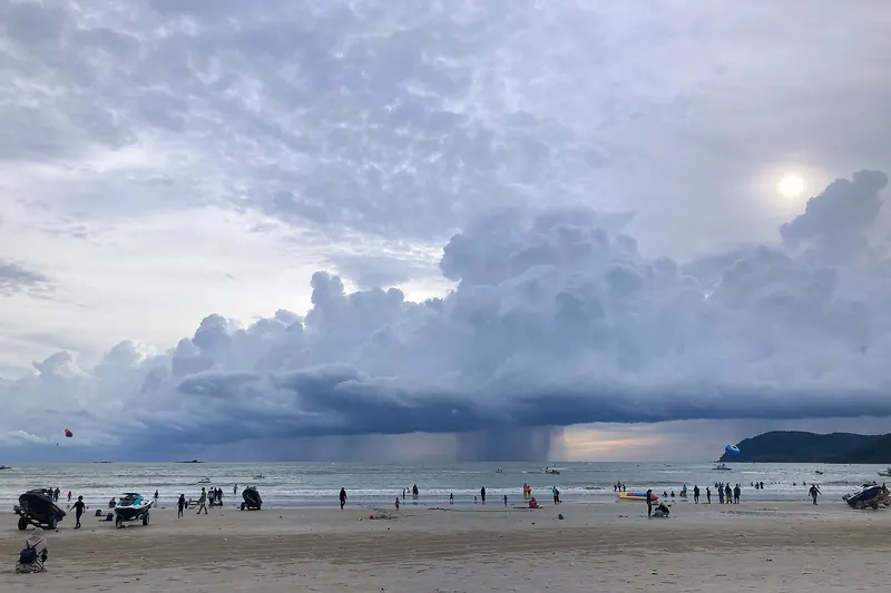 Pantai Cenang beach in Langkawi