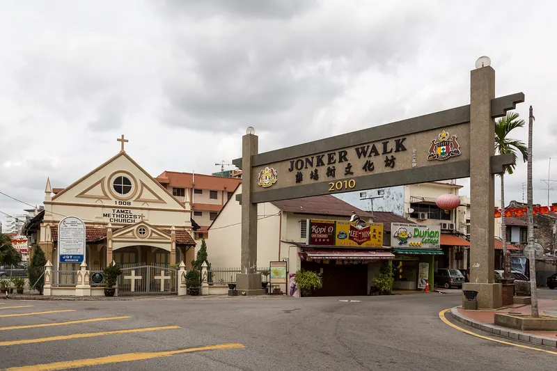 Jonker Street in Malacca