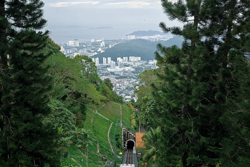 The Penang Hill funicular railway