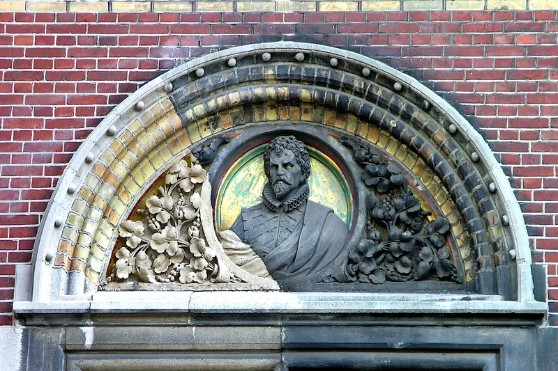 The restored 19th-century exterior of the Rijksmuseum in Amsterdam