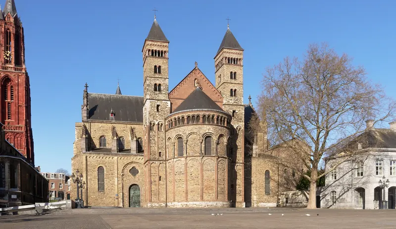 The Basilica of Saint Servatius on the Vrijthof in Maastricht